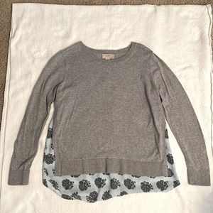 Loft Outlet lightweight sweater. Size MP great with “blouse look” underneath.